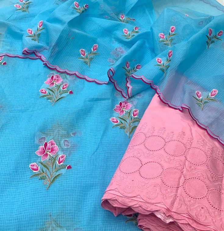 Item Overview ATHARVA Embroidery Kota Salwar Kameez/Embroidery Kota Dupatta Blue/Cotton Chikankari Bottom/Stitch Unstitch/Patiala/Pants/Plazo/ Dno. KO473D Fabric: * Shirt: 2.5 Mts - Kota Doria- Jaal Embroidered * Dupatta: Kota Doria- 2.5 Mtrs All Over Embroidery * Bottom 2.5 Mts. - Cotton Chikankari Salwar Excusive Hand Embroidered Party Wear Punjabi Suit. Customization: * Fabrics Customization: Designs Can be made in different Fabrics. *Color Customization: Designs Can be made in different Colo Chikankari Salwar, Patiala Salwar Kameez, All Over Embroidery, Sekhon Boutique, Patiala Salwar, Embroidered Pants, Punjabi Suit, Embroidered Dupatta, Dresses Indian