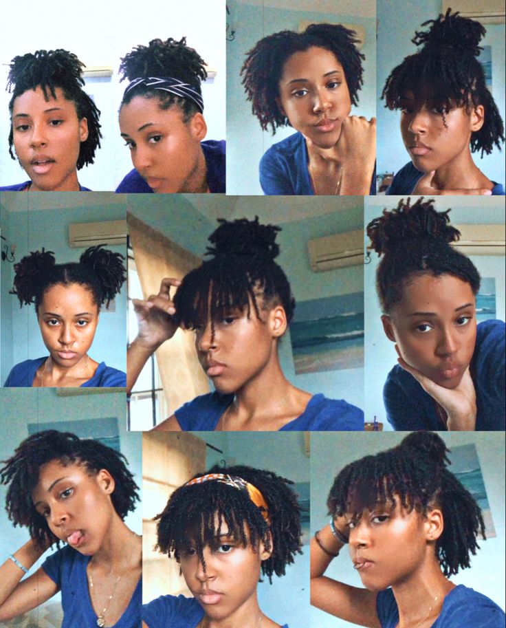 Twist And Lock Hairstyles, Micro Twists Natural Hair Styles, Lock And Twist Natural Hair, Mini Twists Styling, Micro Braids Styles Natural Hair, Twist With Short Natural Hair, Easy Styles For Short Locs, Sister Locs Short Hairstyles, Micro Locs Before And After