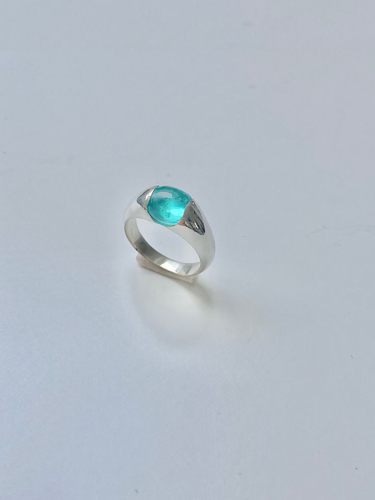 Made to order according your individual size Gorgeous handcrafted one of a kind 925 sterling silver ring with astonishing paraiba blue color  earth mined natural apatite This ring is dedicated to ocean and water element, the design makes an impression of water reservoir and depth of the color and its transparency Water represents emotions, intuition, spontaneity, flexibility, plasticity and purity. Blue Apatite is a strong stone that resonate through throat chakra and its qualities-ability to ex Turquoise Moonstone Ring In Sterling Silver, Handmade Blue Topaz Ring In Sterling Silver, Sterling Silver Turquoise Topaz Ring, Turquoise Sapphire Gemstone Ring In Sterling Silver, Turquoise Sapphire Ring In Sterling Silver, Turquoise Sapphire Ring With Sterling Silver, Turquoise Sapphire Ring In Sterling Silver As Gift, Handmade Turquoise Aquamarine Ring, Blue Emerald Sterling Silver Ring Gift