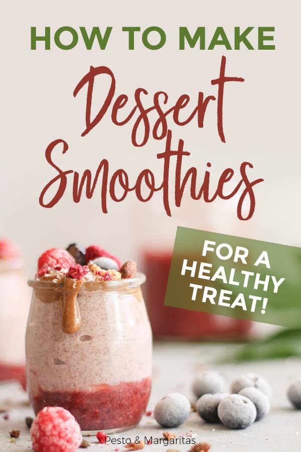 the cover of how to make desert smoothies for a healthy treat