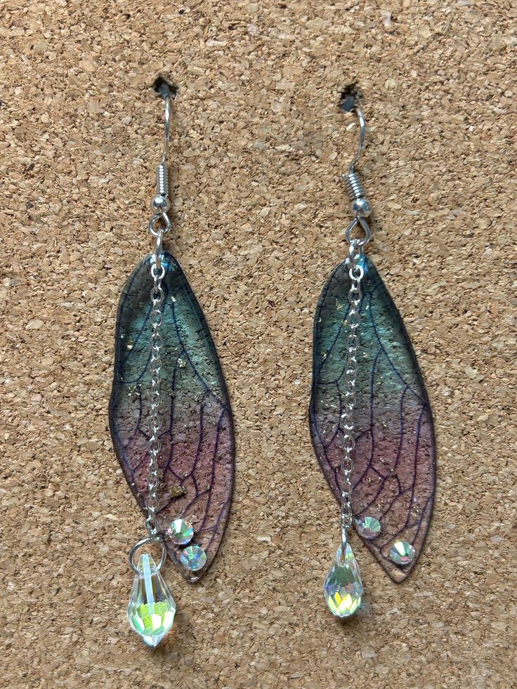 Beautiful gradient butterfly wings on silver hypoallergenic wires Butterfly Wings Earrings, Gradient Butterfly, Beautiful Gradient, Wings Earrings, Butterfly Wing Earrings, Wing Earrings, Butterfly Wings, Last Minute Gifts, Jewelry Earrings Dangle