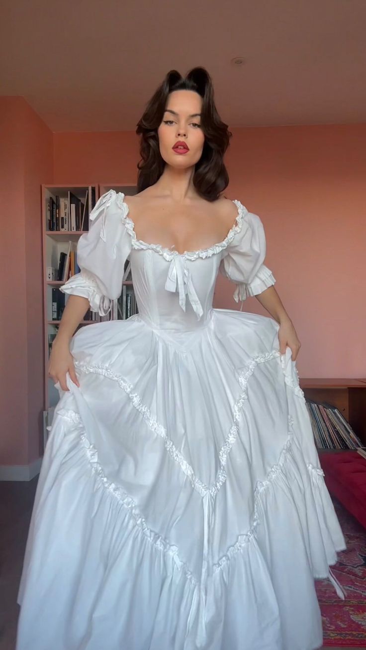 Leg Of Mutton Sleeve Dress, Laura Ashley Wedding Dress Vintage, Types Of Sleeves For Dresses, Coquette Wedding Dress, Laura Ashley Wedding, Laura Ashley Wedding Dress, Cottagecore Wedding Dress, White Victorian Dress, Ethereal Princess