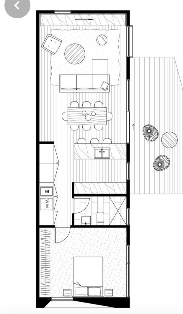 the floor plan for a small apartment