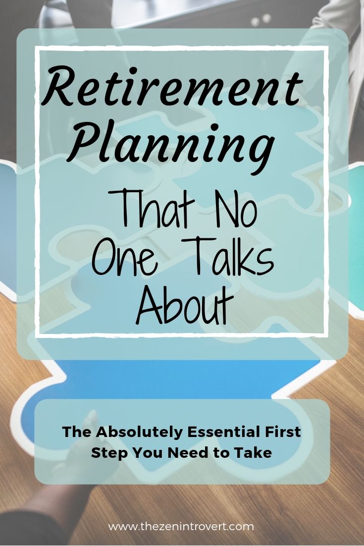 the words retirement planning that no one talks about