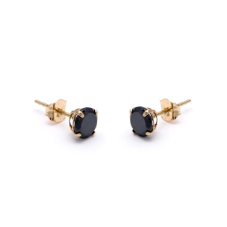 BRAND NEW 4CT CREATED BLACK DIAMOND SOLITAIRE EARRINGS 14K SOLID YELLOW GOLD Our created diamonds are synthetic simulants that feature brighter D color , FL / VVS1 clarity and ideal cut making them visually indistinguishable from natural diamonds that cost thousands of dollars. We only use high quality solid gold/silver in our jewelry, WE DO NOT sell fake gold/silver jewelry. Every pair is shipped with a presentable Gift Box so you can make a perfect gift for birthday, anniversary, wedding, Chri Timeless Earrings, Black Diamond Solitaire, Gold Basket, Diamond Solitaire Earrings, Yellow Gold Stud Earrings, Gold Silver Jewelry, Black Diamond Earrings, Solitaire Earrings, Long Island City