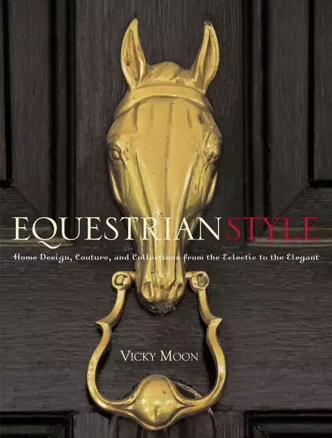 the cover of equestrian style, featuring a horse's head on a door handle