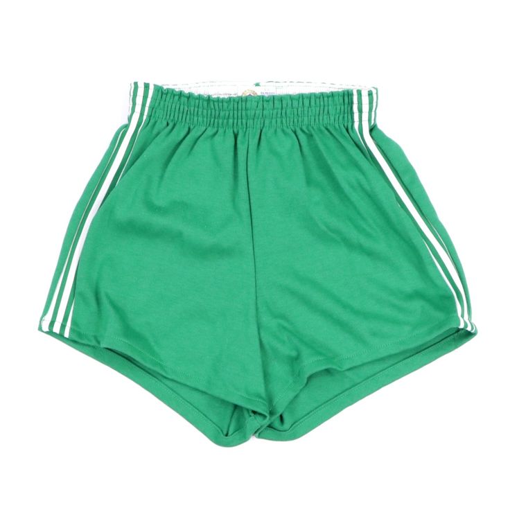 Nos Vintage 70s Striped Cotton Blend Running Jogging Soccer Shorts Green Adult S Mens Shorts New Without Tags. As This Item Is Vintage, The Tagged Size Might Be Smaller. Please Check Measurements Before Purchase Mens Size Small Measurements Are: 10 Inch Inseam 2.5 Inches From Top To Bottom 12 Inches Across The Waist Laid Flat Green 50% Polyester 50% Cotton Check Out My Other Items In My Store! Sb3 Retro Bottoms With Built-in Shorts, Retro Stretch Bottoms With Built-in Shorts, Green Retro Cotton Shorts, Green Cotton Retro Shorts, Retro Stretch Bottoms Short Length, Retro Stretch Bottoms In Short Length, Vintage Stretch Short Length Bottoms, Retro Green Shorts, Retro Green Summer Shorts