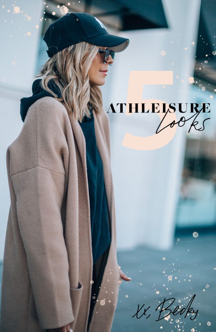 5 Athleisure Outfit Ideas for the Weekend | Cella Jane Sports Wear Outfits Womens, Sporty Classic Style Women, Hockey Mom Outfits Casual, Athletileisure Outfits Women, Dressy Workout Outfits, Athleisure Outfits 2023 Fall, Spring Sports Outfits, Winter Outfits For Theme Parks, Glam Athleisure Outfits