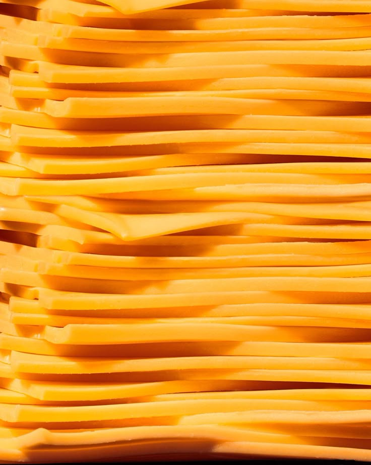 closeup of pasta noodles stacked on top of each other