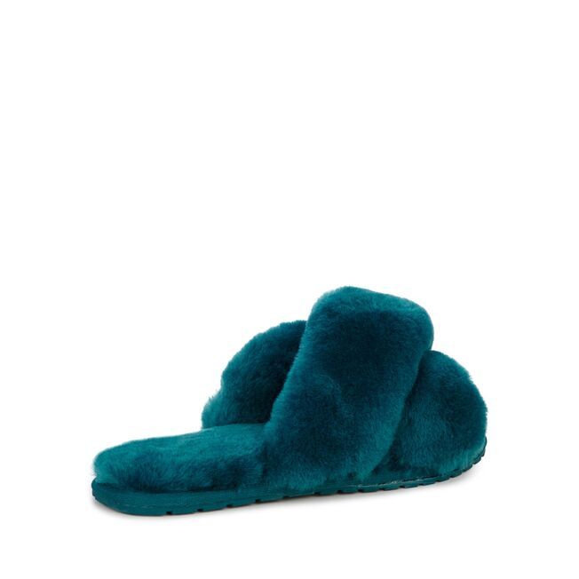 Mayberry, TEAL Aerie Critter Slippers, Blue Fluffy Slippers, Blue Teddybear Slippers, Fun Blue Non-slip Slippers, Ugg Original Ugg Boots Australia - Australian Made & Owned., Emu Australia, On Clouds, Walking On Clouds, Emu