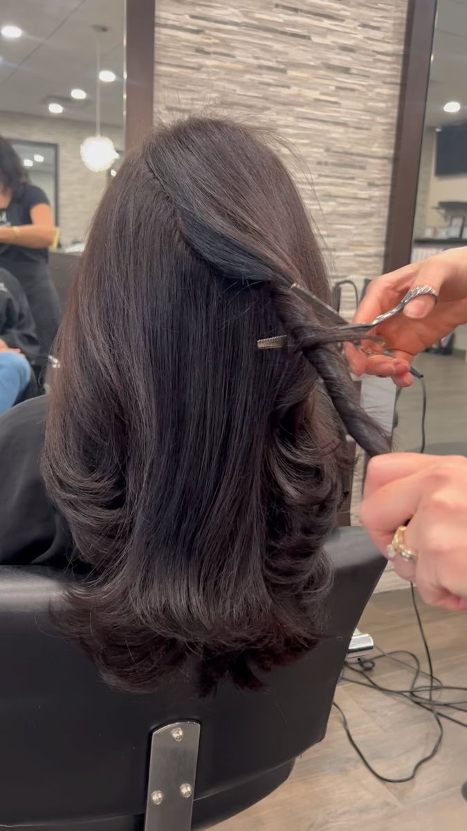 MGM Hair Studio on Reels | Duffrey · Timeless Long Layers, Hair Studio, Brunette Hair Color, Brunette Hair, Hairstyles Haircuts, Beautiful Hair, Hair Color, Hair Makeup, Hair Cuts