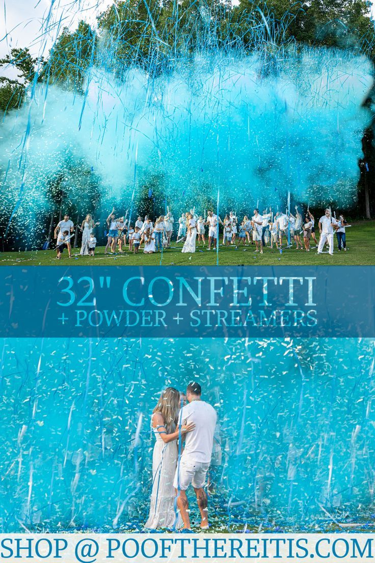 Gender Reveal Party Ideas - 32" Baby Gender Reveal Cannons By: Poof There It Is .com It's a Boy! Blue Smoke Powder Confetti and Streamers all in one cannon. These confetti poppers create amazing gender reveal memories.gender reveal ideas
gender reveal
gender reveal smoke bombs
gender revel
gender reveal smoke cannon
pink smoke
gender rev
gender reveal smoke bomb
gender reveal celebrations
gender reveal smoke
gender reveals
smoke bomb gender reveal
gender reval
Tori and Jon Gender Reveal Company Unique Gender Reveal Party Ideas, Unique Gender Reveal Ideas, Gender Reveal Pictures, Reveal Ideas Gender, Unique Gender Reveal, Gender Reveal Baby Shower Themes, Baby Gender Reveal Party Decorations, Gender Reveal Party Games, Confetti Poppers