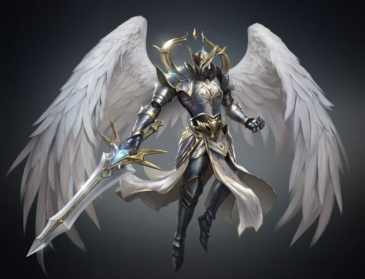 Armor Angel, Angelic Armor, Armored Angel, Angel Armor, Angel Knight, World Ending, Angel Artwork, Heaven Art, Angel Warrior