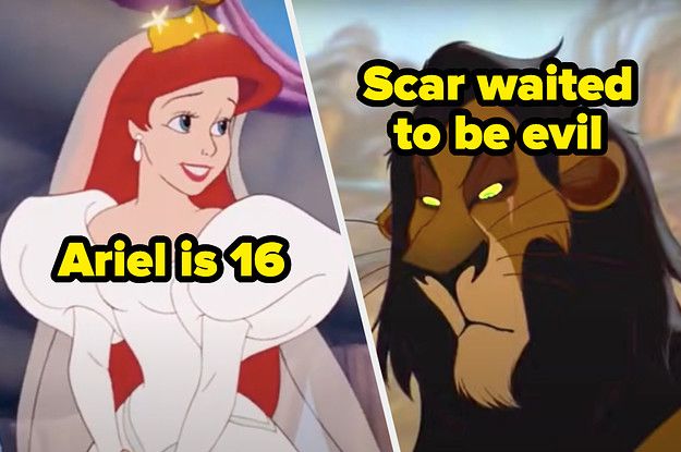 the lion king and princess ariel from disney's live - action movie, scar waited to be evil