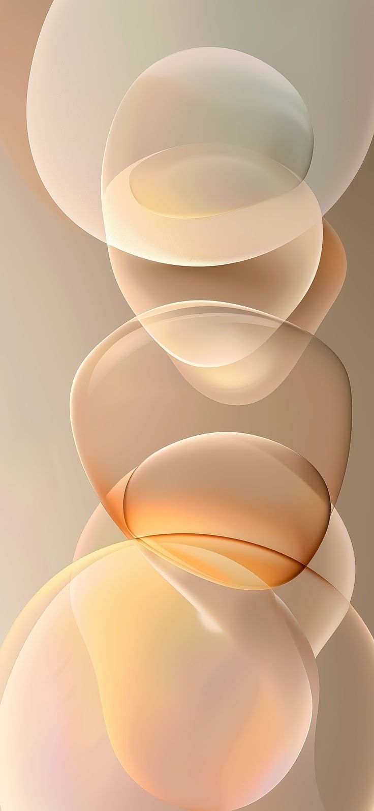 an abstract background with circles and curves in neutral tones, including oranges and browns