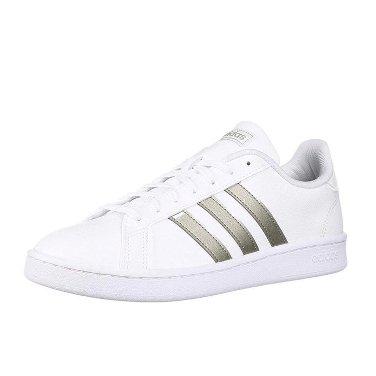 Adidas women's neo clounfoam advantage white sneakers in size 8.5. 

*great preowned condition with light signs of wear - see photos for condition
*white / light gold
*low top
*lace up Lighted Signs, White Sneakers, Lace Tops, Adidas Women, White Light, Comfortable Shoes, Low Top, Shoe Accessories, Lace Up