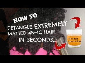 Homemade Detangler For Black Hair, Matted Hair Remedies, Detangler Spray Diy, Detangle Matted Hair, Reign Hair, Mixed Race Hair, Detangle Curly Hair, Natural Hair Detangler, Best Detangler