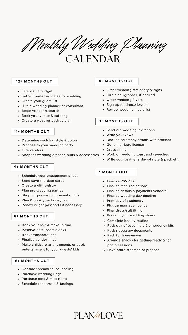 wedding planning calendar | organization | time management | wedding planning | wedding planning checklist | wedding day moments | wedding planning tools  | wedding planning | wedding journey | wedding | plan in love 10 Month Wedding Planning Checklist, Wedding To Do Timeline, Pre Wedding Timeline, 1 Year Wedding Timeline, Wedding Planning 8 Month Timeline, Year And A Half Wedding Planning Timeline, One Year Wedding Planning Timeline, Small Wedding Planning Timeline, Wedding Planning Timeline 10 Months