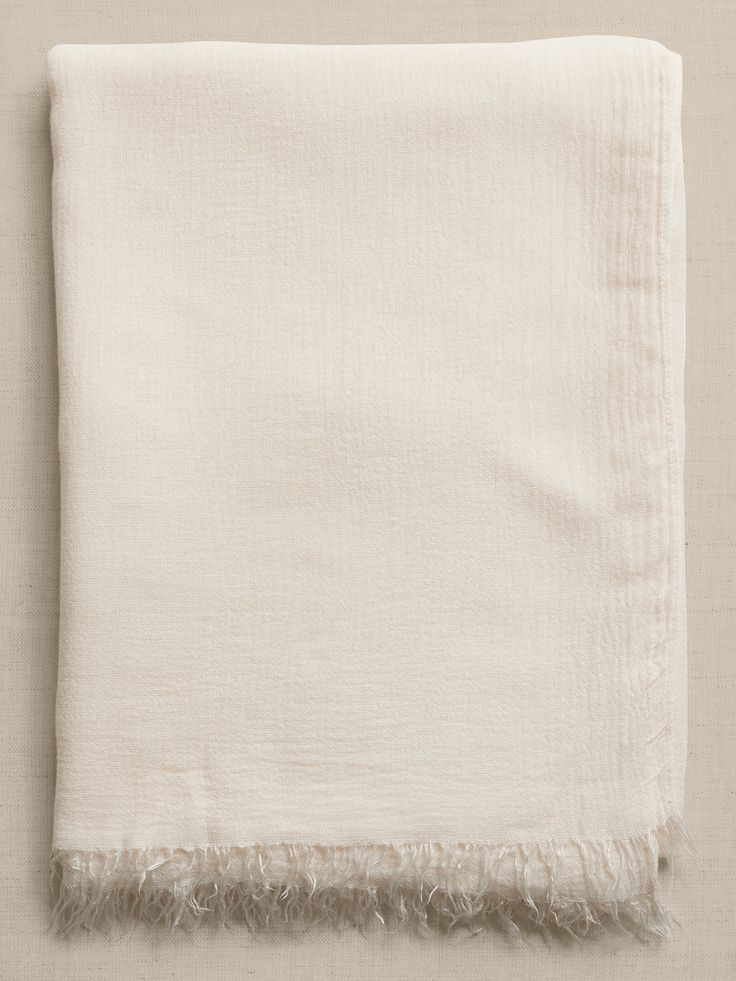 Soft and warm, this soft scarf is cut from an all-weather blend of lightweight viscose and luxurious cashmere so it can carry you through all seasons.  Length: 78" Width: 50" Woven Scarves, Soft Scarf, Elements Of Style, Shopping Spree, Cream White, Crochet Stitches, All Seasons, Banana Republic, Women's Accessories