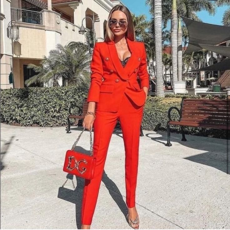 Blazer In Medium Color; Red/Coral Approximate Measurements Blazer Pit-To-Pit 18” Questions? Leave A Comment Below! Sneakers Heels, Party Dress Long Sleeve, Puff Sleeve Dresses, Breasted Blazer, Double Breasted Blazer, Boho Maxi Dress, Party Dress Long, Notched Collar, Dress Trousers