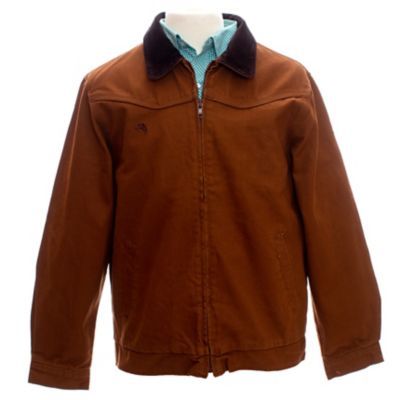 Wyoming Traders Men's Summer Canvas Jacket, SJ Brown Cotton Utility Jacket With Corduroy Collar, Fall Cotton Outerwear With Contrast Stitching, Fall Cotton Sport Coat With Corduroy Collar, Cotton Sport Coat With Corduroy Collar For Fall, Cotton Outerwear With Contrast Stitching For Work, Mens Western Jackets, Mens Work Jacket, Work Jacket Mens, 60s Outfit