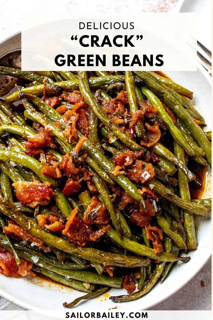 Soy Sauce Green Beans Brown Sugar, Green Bean Casserole Soy Sauce, Green Bean And Bacon Casserole, French Onion Green Beans, Green Beans Christmas Dinner, Side Dish For Dinner Party, Green Beans And Sausage Recipe, Green Beans Soy Sauce Brown Sugar, Classic Side Dishes