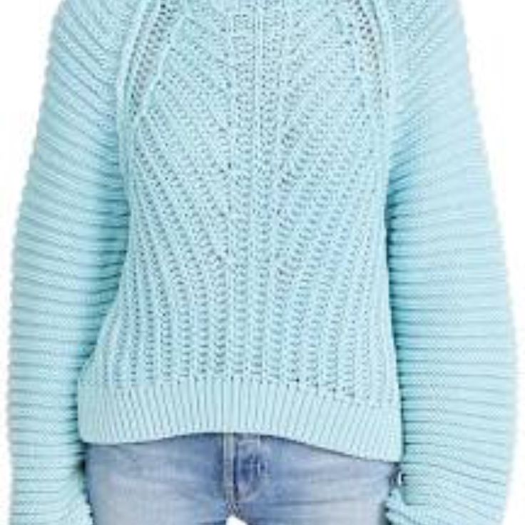 Sweet Heart Sweater Turtleneck Knitted Fits Xs-M Light Blue Ribbed Sweater For Spring, Light Blue Pointelle Knit Sweater For Winter, Light Blue Textured Knit Sweater, Casual Light Blue Ribbed Sweater, Fitted Blue Chunky Knit Sweater, Casual Light Blue Pointelle Knit Sweater, Casual Light Blue Open Knit Sweater, Blue Open Knit Sweater For Spring, Light Blue Textured Knit Sweater For Spring