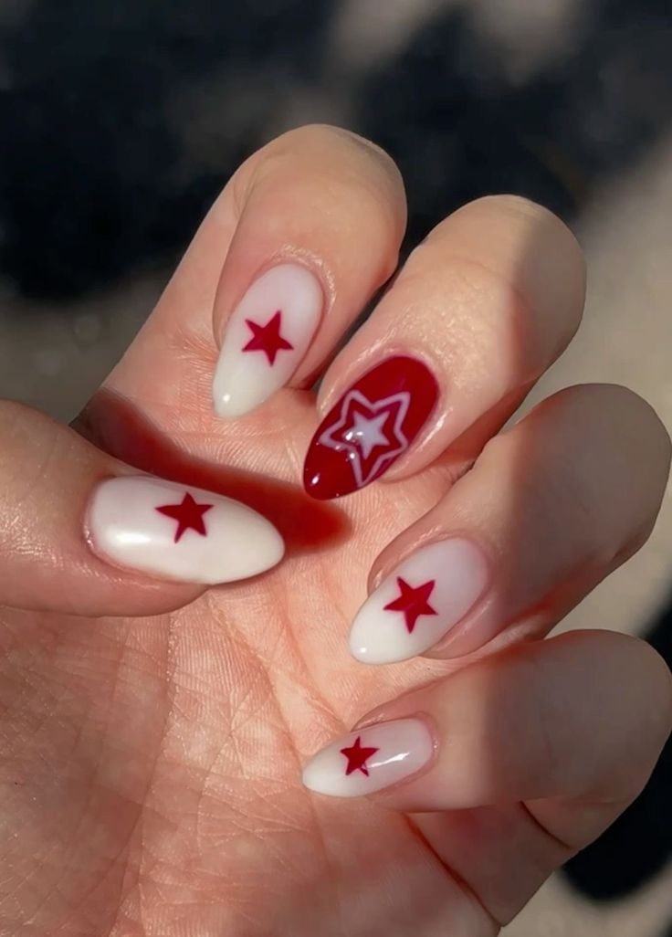 Paznokcie Hello Kitty, Milky Nails, Cute Simple Nails, Pretty Gel Nails, Y2k Nails, Really Cute Nails, Green Polo, Star Nails, Nails Gel