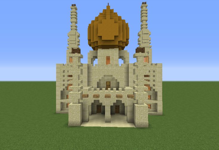 an image of a castle in minecraft