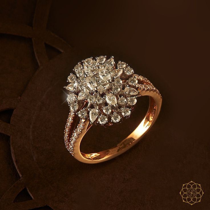 Indian Diamond Rings Design, Indian Diamond Ring, Daimon Rings For Women, Diamond Ring Designs Indian, Bridal Rings Indian Gold, Engagement Ring For Bride Indian, Gold Engagement Rings Indian, Real Diamond Rings Unique, Indian Diamond Rings