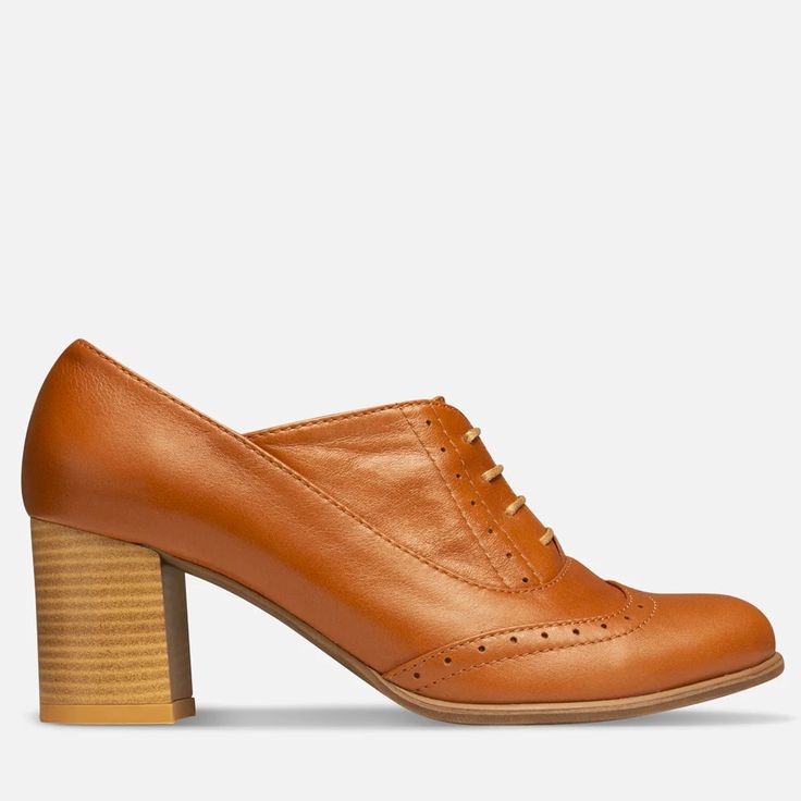 Heeled oxford shoes womens | Handmade by Women Artisans | Julia Bo - Julia Bo - Women's Oxfords Heeled Oxford Shoes, Light Academia Style, Oxford Shoes For Women, Heeled Brogues, Oxford Shoes Heels, Oxford Pumps, Academia Style, Custom Made Shoes, Leather Boots Heels