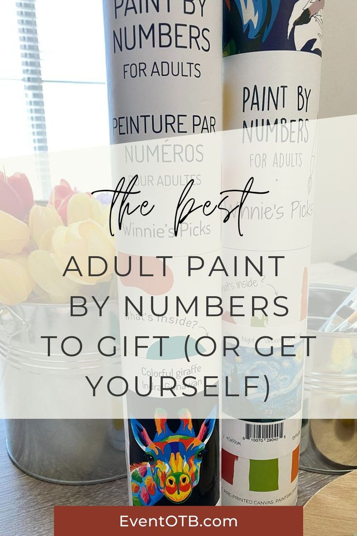 the best adult paint by numbers to gift for yourself