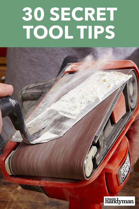 a person using a grinder to cut metal with the words 30 secret tool tips