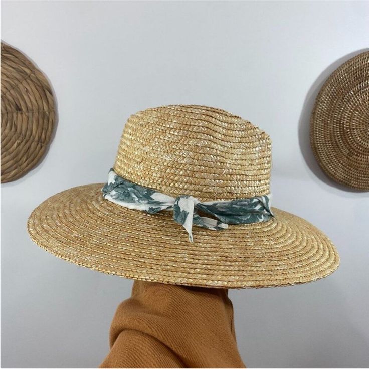 Sadly Too Big For Me! I Need The Xs Sizing. Yes It Has The Adjustable Band But My Head Looks Dwarfed I Can Wear The Kids Sizing Too! Trendy Woven Hats For Vacation, Trendy Woven Vacation Hat, Bohemian Boater Hat With Flat Brim For Vacation, Summer Boater Hat In Paper Straw For Vacation, Flat Brim Straw Hat For Beach Vacation, Bohemian Boater Hat For Vacation In Spring, Trendy Cream Beach Hat, Summer Vacation Boater Hat In Paper Straw, Palm Leaf Straw Hat For Vacation In Spring