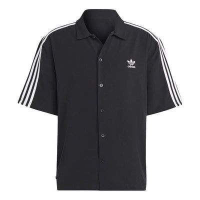 adidas originals Adicolor Classics Shirt 'Black' HS2074 Casual Summer T-shirt With Three Stripes, Casual Black T-shirt With Three Stripes, Black Sports Shirt For Summer, Three-stripes Short Sleeve Tops For Streetwear, Three Stripes Short Sleeve Tops For Streetwear, Short Sleeve Tops With Three Stripes For Streetwear, Adidas Relaxed Fit Sportswear Top, Casual T-shirt With Three Stripes Branding For Spring, Casual Moisture-wicking Summer Shirt