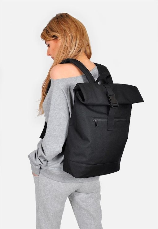 ASOS Marketplace | Buy & sell new, pre-owned & vintage fashion Backpack For Work, Stylish School Bags, Rolltop Backpack, Sew Bags, Top Backpacks, Roll Top, Jean Accessories, Cloth Bag, Laptop Backpack