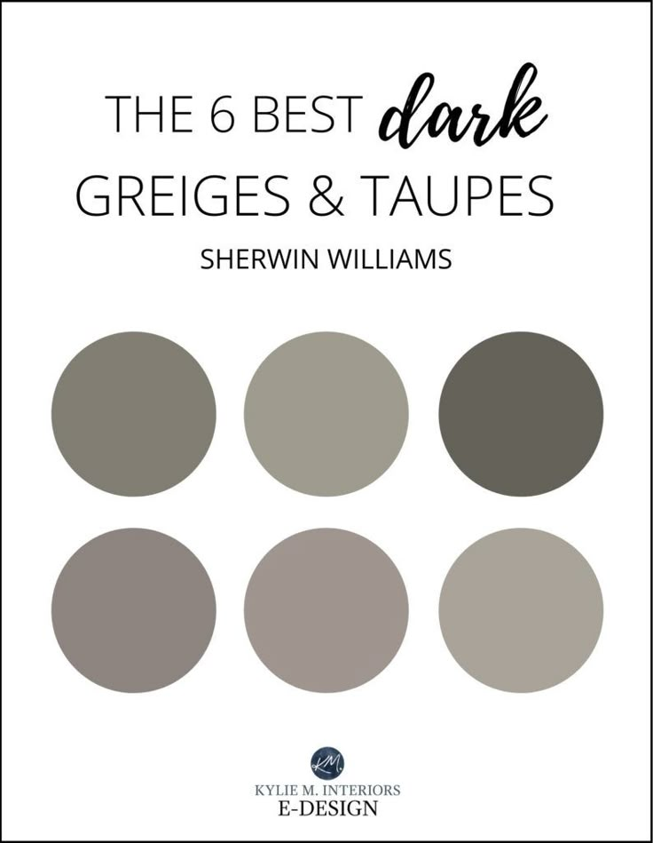 the 6 best dark greys and taupes