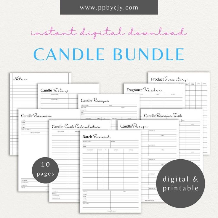 Looking for a Candle Making Business Planner Bundle? a Candle Production Crafting Project? a Candle Maker Creation Organizer? a Handmade Candle Process Log? Look no further! Introducing our Candle Making Printable Bundle, the ultimate resource for passionate candle enthusiasts and budding entrepreneurs alike. This comprehensive bundle is carefully crafted to provide everything you need to streamline your candle-making journey, from inspiration to execution. Inside, you'll find a wealth of essent Candle Business Plan Template, Candle Making Business, Food Candles, Candle Maker, Pdf Templates, Planner Bundle, Business Planner, Designer Candles, Handmade Candles