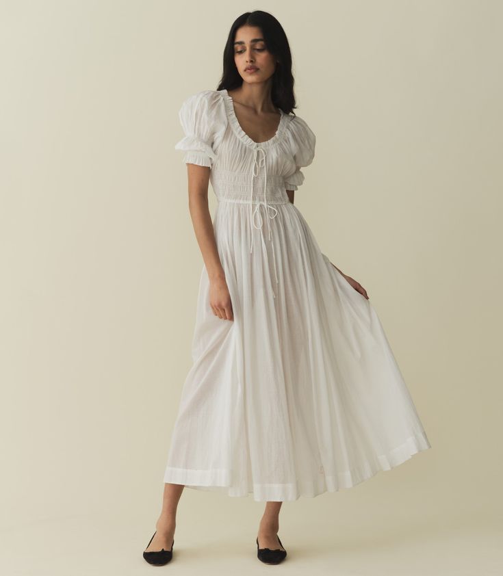 Ischia Dress - Salt | DÔEN Doen Dress, Summer Corset, Wearing Outfits, Summer 25, Pregnancy Style, Mini Dress Casual, Shop Maxi Dresses, Corset Dress, Chic Dress