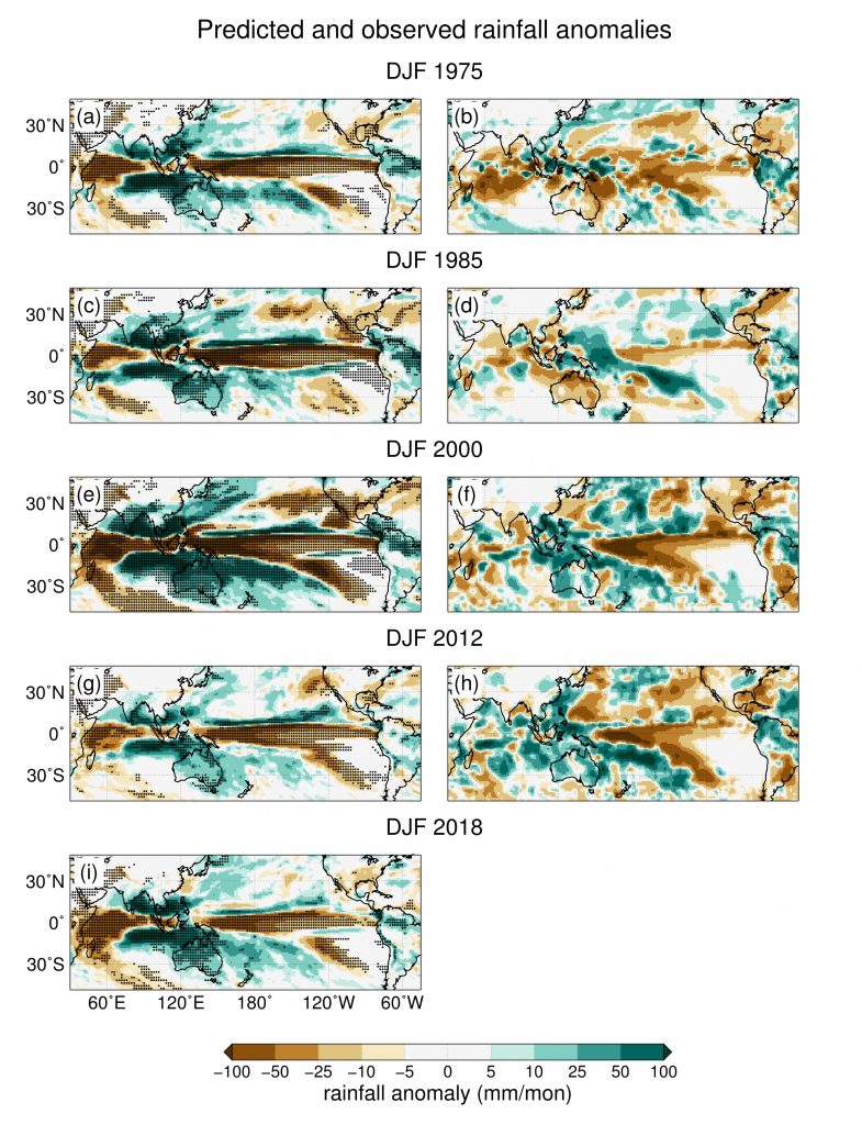 Figure showing rainfall anomalies