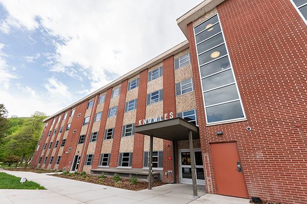 Exterior of Knowles Hall