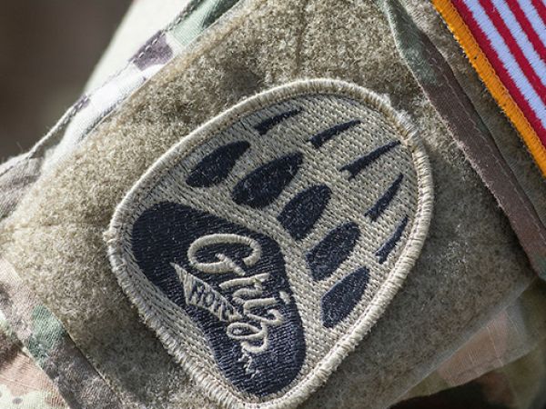 A Griz Battalion ROTC patch is displayed on a cadet's uniform