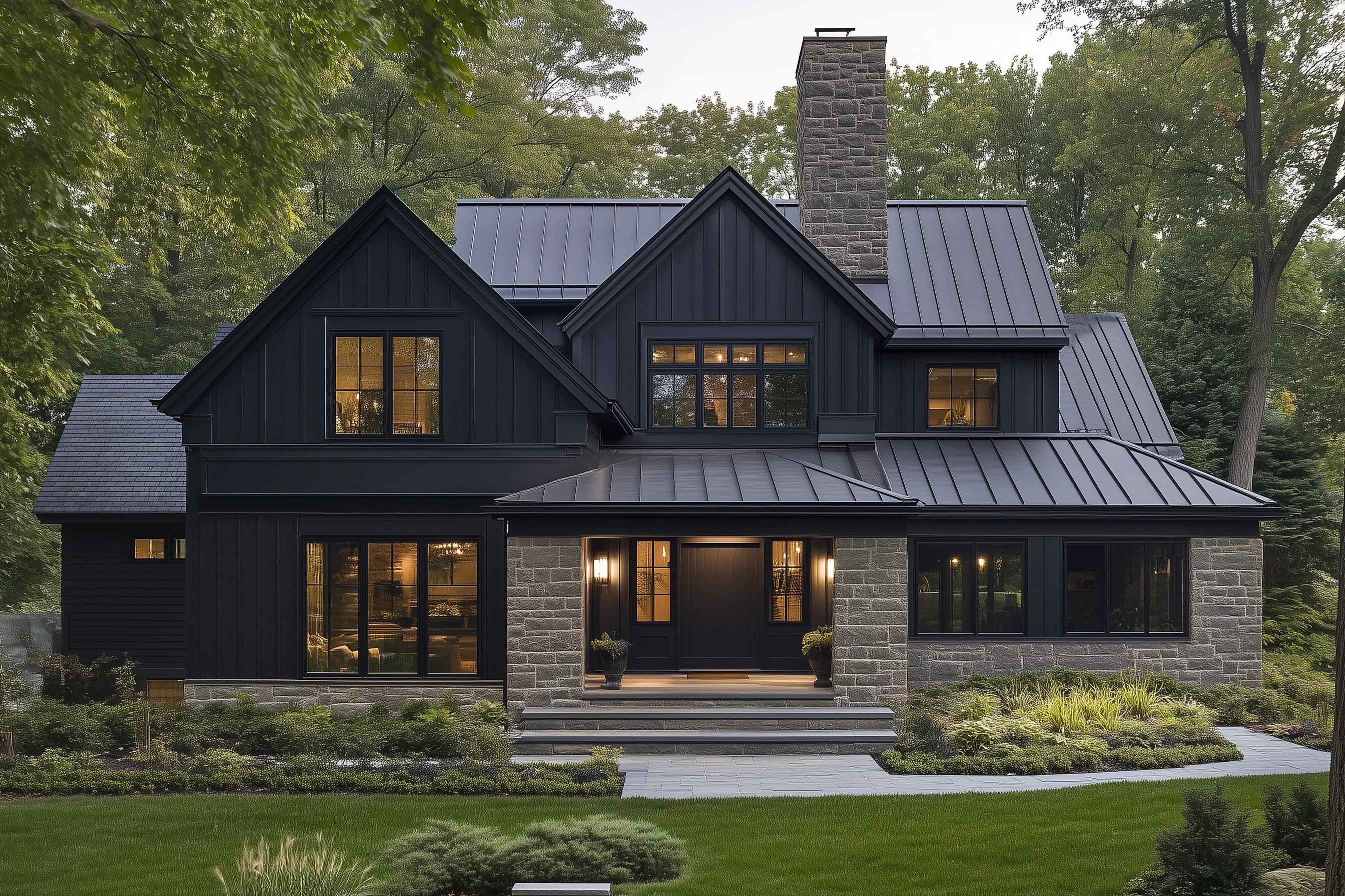 Black Roof House