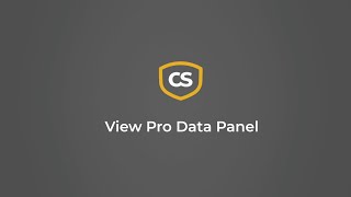 view pro – data panel