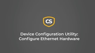 configuration ethernet d'une centrale de mesure