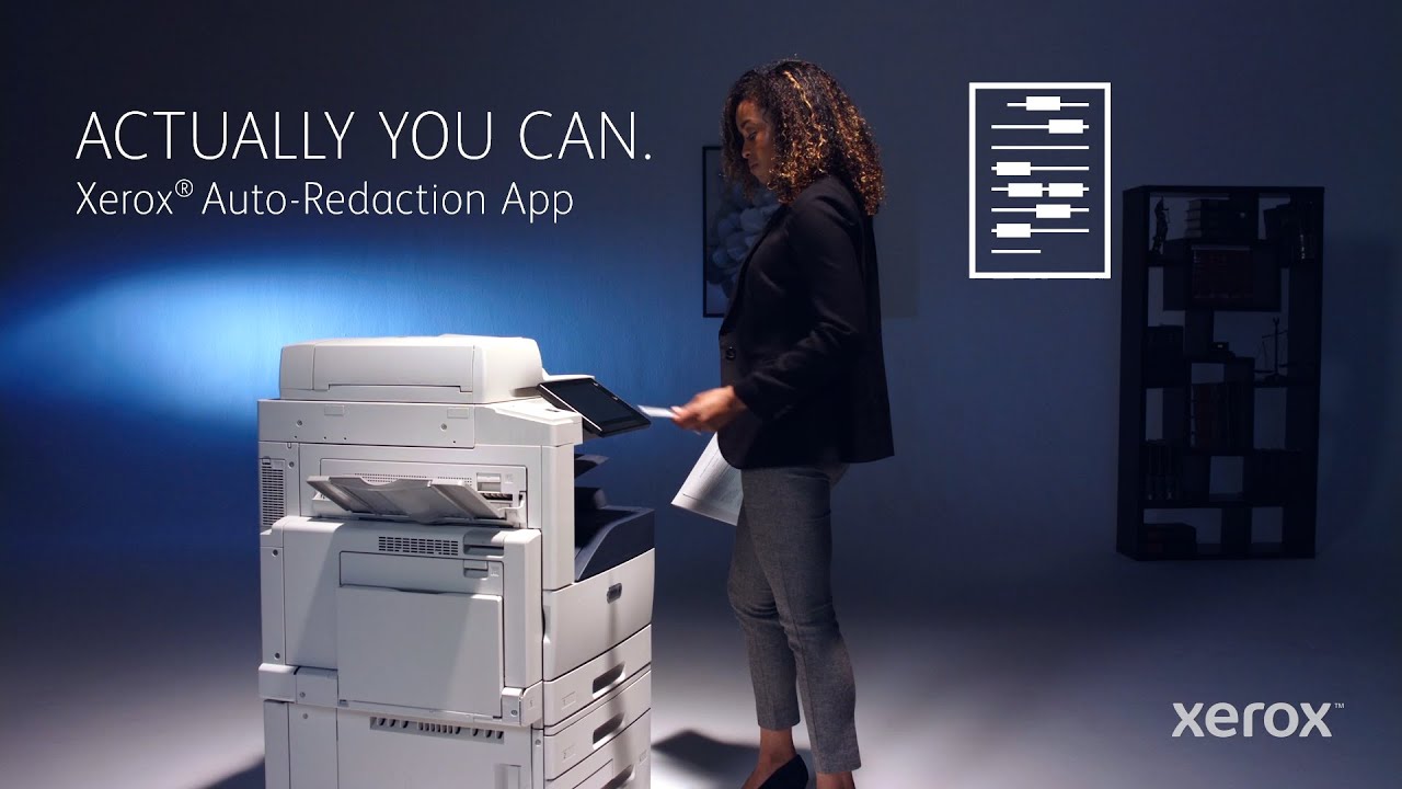 Aplicación Xerox® Auto-Redaction YouTube Video