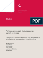 Politique Agricole Sénégal