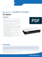 TD-8840T V4 Datasheet