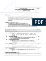 Enterprise Resource Planning and Supply Chain Management