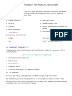 Nursing Process in Administering Medications